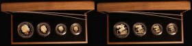 United Kingdom 2008&nbsp;Gold&nbsp;Proof Four-Coin Sovereign Collection, comprising Gold Five Pounds, Two Pounds, Sovereign and Half Sovereign&nbsp;S....