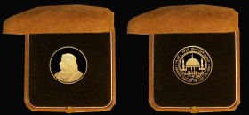 Bahrain Ten Dinars 1983 Bahrain Through the Ages 1783-1983 Gold Proof FDC, weight 16.00 grammes, unlisted by Krause in the official Bahrain presentati...