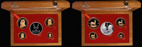 South Africa Krugerrand Premium Deluxe Set 2008 a 4-coin set comprising Krugerrand, Half Krugerrand, Quarter Krugerrand and One Tenth Krugerrand Gold ...