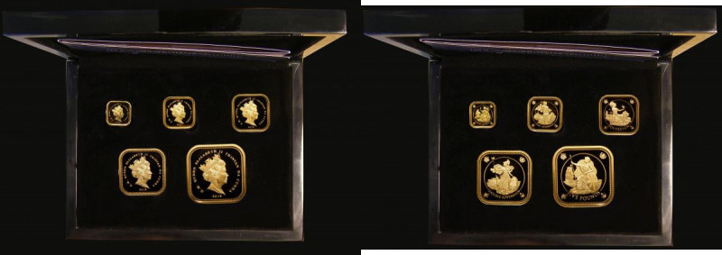 Tristan Da Chuna The 2019 Britannia Four-Sided Gold Five Coin Definitive Soverei...