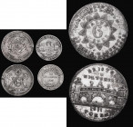 Shillings and Sixpences 19th Century (3) comprising Shilling Somerset - Bristol 1811 W.Sheppard, Obverse: Arms of Bristol with Sept. 6th 1811 below, L...
