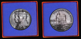 George V Silver Jubilee 1935 32mm diameter in silver by P. Metcalfe, the Official Royal Mint issue, Eimer 2029b, BHM 4249, UNC and attractively toned,...