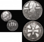 Germany World War I-related imitations of historical interest (2) 1917 World War I Christmas Medal 36mm diameter, Obverse: Helmeted Soldier right KG b...