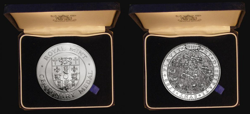 Spanish Armada 400th Anniversary 63mm diameter in silver, by the Royal Mint 153....