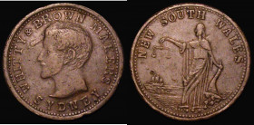 Australia Penny Token 1857 Whitty & Brown, Sydney, New South Wales KM#Tn271 Fine, scarce

 Estimate: GBP 20 - 50