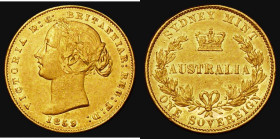 Australia Sovereign 1859 Sydney Branch Mint, Marsh 364, McDonald 106, NVF, scarce in all grades above Fine

 Estimate: GBP 500 - 600