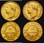 France 20 Francs Gold (2) 1810A KM#695.1 NVF/Good Fine, 1811A KM#695.1 Good Fine

 Estimate: GBP 600 - 700