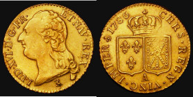 France Louis d'Or 1786A KM#591.1 Fine/About VF, ex-edge mount

 Estimate: GBP 550 - 650