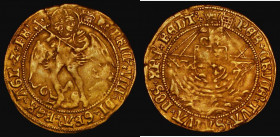 Angel Henry VIII First Coinage, h and rose above shield, S.2265 mintmark Portcullis, 5.11 grammes, Fine, the surfaces a little dull, the lettering bol...