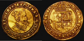 Double Crown James I Second Coinage S.2622, North 2087, Schneider 34, mintmark Coronet, Fine, on a wavy flan, with some scratches before the bust, the...