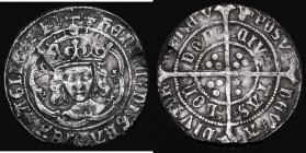 Groat Henry VII Facing Bust issue, Crown with double bar and six crockets as jewels S.2201 mintmark Cross Crosslet/Greyhounds head, 2.51g, Good Fine w...