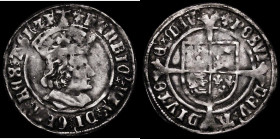 Groat Henry VII Profile Issue - Tentative issue, Double band to crown, S.2254, North 1743 mintmark Cross Crosslet, 2.94 grammes Fine with some weaknes...