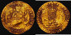Half Sovereign Henry VIII Third Coinage, Annulet on inner circle on obverse only. HENRIC? 8 legend, Reverse with TRANSIENS legend spelling S.2294, Nor...