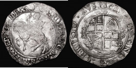Halfcrown Charles I Tower Mint under Parliament, Group III, third horseman, type 3a3, no ground below horse, S.2778 mintmark ( R ), 14.82 grammes, Fin...