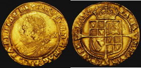 Laurel James I Third Coinage, Fourth Head with very small ties, S.2638B, mintmark Trefoil, 9.13 grammes, Fine/Good Fine, the obverse with die stress a...
