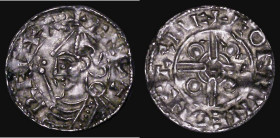 Penny Cnut Pointed Helmet type S.1158, North 787, Stamford Mint, moneyer Godwine, 1.06 grammes, GVF with some minor cracks to the surface, one central...