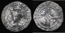 Penny Henry IV Heavy Coinage 1399-1412 York Mint, Bust with broad face and round chin S.1722, 0.94 grammes, Near Fine for wear, creased and on a sligh...