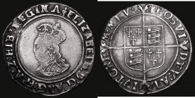 Shilling Elizabeth I First Issue, Bust 2B S.2549, North 1985 mintmark Lis, 5.68 grammes, Fine/NVF with an edge nick at 10 o'clock, nevertheless a plea...