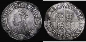 Shilling Elizabeth I Second Issue, Bust 3C, S.2555, North 1985 mintmark Cross Crosslet, 5.98 grammes, Good Fine/NVF with some dak toning in places, th...