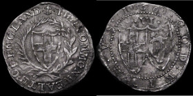 Sixpence 1660 Commonwealth ESC 1497, Bull 215, mintmark Anchor, 3.03 grammes, Nearer VF than Fine with some double striking and an original old grey t...
