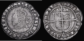 Sixpence Elizabeth I 1574 Larger Bust 5a S.2563 mintmark Eglantine, 2.81 grammes, nearer VF than Fine, with a small edge nick at 3 o'clock

 Estimat...
