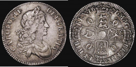 Crown 1671 VICESIMO TERTIO Second Bust variety, ESC 42, Bull 382 Good Fine or better, nicely toned with some light haymarking 

 Estimate: GBP 450 -...