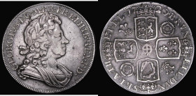 Crown 1720 20 over 18, Large Roses and Plumes ESC 113, Bull 1543 VF with some light haymarking, a very pleasing example

 Estimate: GBP 1400 - 1800