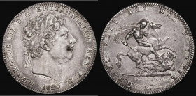 Crown 1820 LX 2over 1 in the date, with no sign of the 0 over 9 as ESC 220A, Bull 2018, NEF with a spot on the obverse 

 Estimate: GBP 100 - 150