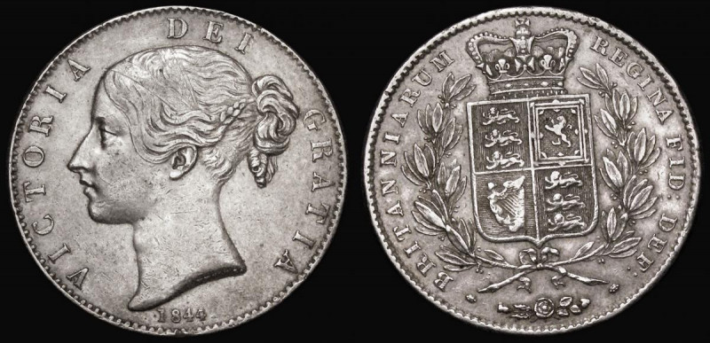 Crown 1844 Star stops on edge ESC 280, Bull 2561 Bold VF with some contact marks...