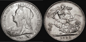 Crown 1893 LVII ESC 305, Bull 2595, Davies 506 dies 2A, VF with a small flan flaw by IND, a scarce die pairing

 Estimate: GBP 120 - 150