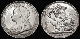 Crown 1897 LX ESC 312, Bull 2602 NEF and lustrous

 Estimate: GBP 150 - 200