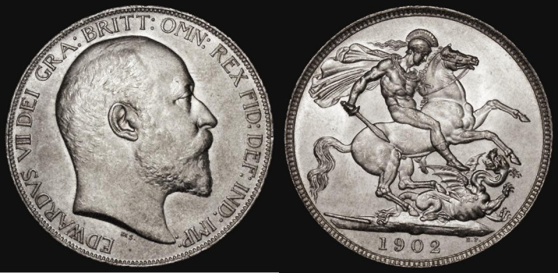 Crown 1902 ESC 361, Bull 3560 UNC or near so with original lustre

 Estimate: ...
