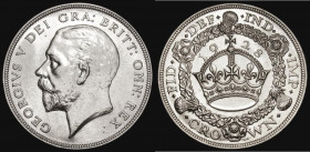 Crown 1928 ESC 368, Bull 3633 UNC and lustrous, a few light contact marks barely detract, a most attractive example

 Estimate: GBP 240 - 350