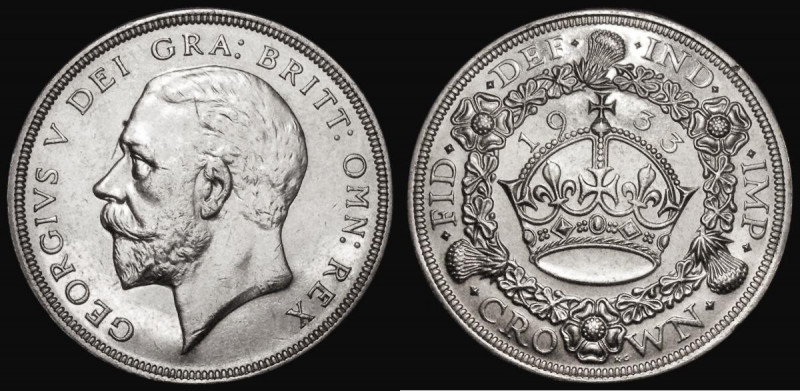 Crown 1933 ESC 373, Bull 3644 GEF and lustrous with some contact marks and a sma...