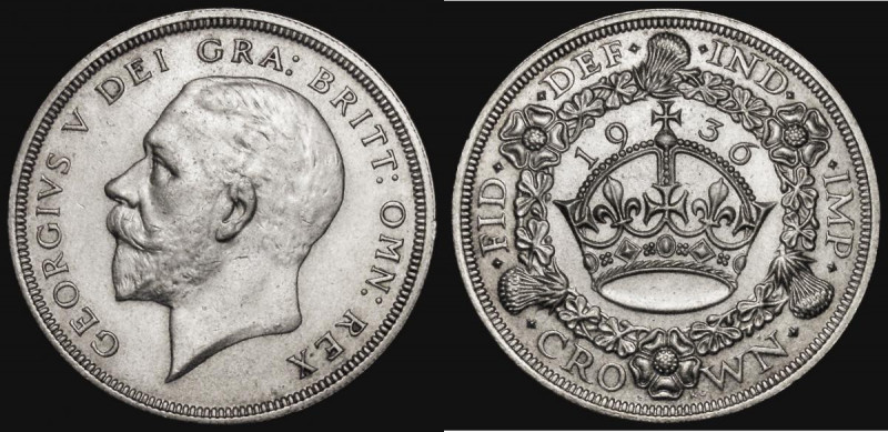 Crown 1936 ESC 381, Bull 3649 GVF with slightly dull surfaces, possibly once gil...