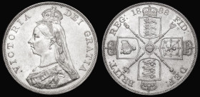Double Florin 1888 ESC 397, Bull 2699 NEF/EF with some lustre

 Estimate: GBP 75 - 100