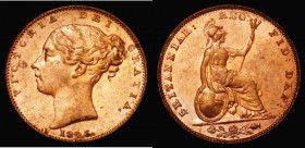 Farthing 1843 Reverse B, no flaw by Britannia's right arm, as Peck 1563, UNC with practically full mint lustre, a most attractive example, fully lustr...