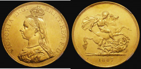 Five Pounds 1887 S.3864 in an NGC holder and graded AU55 appears conservatively graded

 Estimate: GBP 1600 - 2000