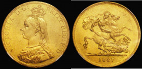 Five Pounds 1887 S.3864 in an NGC holder and graded MS60

 Estimate: GBP 2500 - 3000