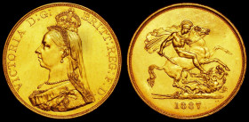 Five Pounds 1887 S.3864 UNC or very near so and prooflike with excellent eye appeal

 Estimate: GBP 3000 - 4000