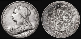 Florin 1893 Proof, First I of VICTORIA points to a bead, ESC 877, Bull 2963, Davies 831 dies 2A, nFDC retaining much original mint brilliance and fros...