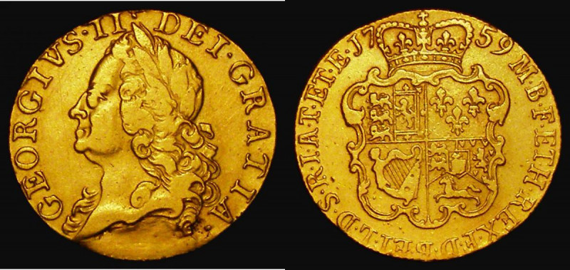 Guinea 1759 S.3680 Fine, Ex-Jewellery, with some signs of tooling below the bust...