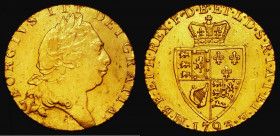 Guinea 1793 S.3729 VF with hairlines, Ex-jewellery, the surfaces with traces of gilding

 Estimate: GBP 300 - 500