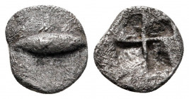 Obol AR
Mysia, Kyzikos, c. 550-500 BC
8 mm, 0,77 g