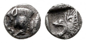 Tetartemorion AR
Mysia, Kyzikos, c. 525-475 BC
5 mm, 0,17 g