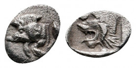 Tetartemorion AR
Mysia, Kyzikos, c. 525-475 BC