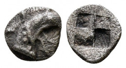 Tetatermorion AR
Ionia, Phokaia, c. 530-500 BC
7 mm, 0,24 g