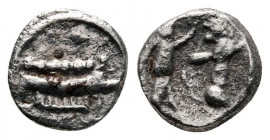 1/16 Shekel AR
Phoenicia, Sidon, Time of Baalshallim II (401-366 BC)
8 mm, 0,75 g