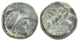 Bronze AE
Phrygia, Apamea, c. 88.40 BC, Kokoy magistrate
19 mm, 10 g
SNG Copenhagen 161-2; BMC 78-82