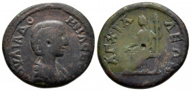 Bronze Æ
Thrace, Anchialos, Julia Domna, Augusta AD 193-217
25 mm, 8,30 g